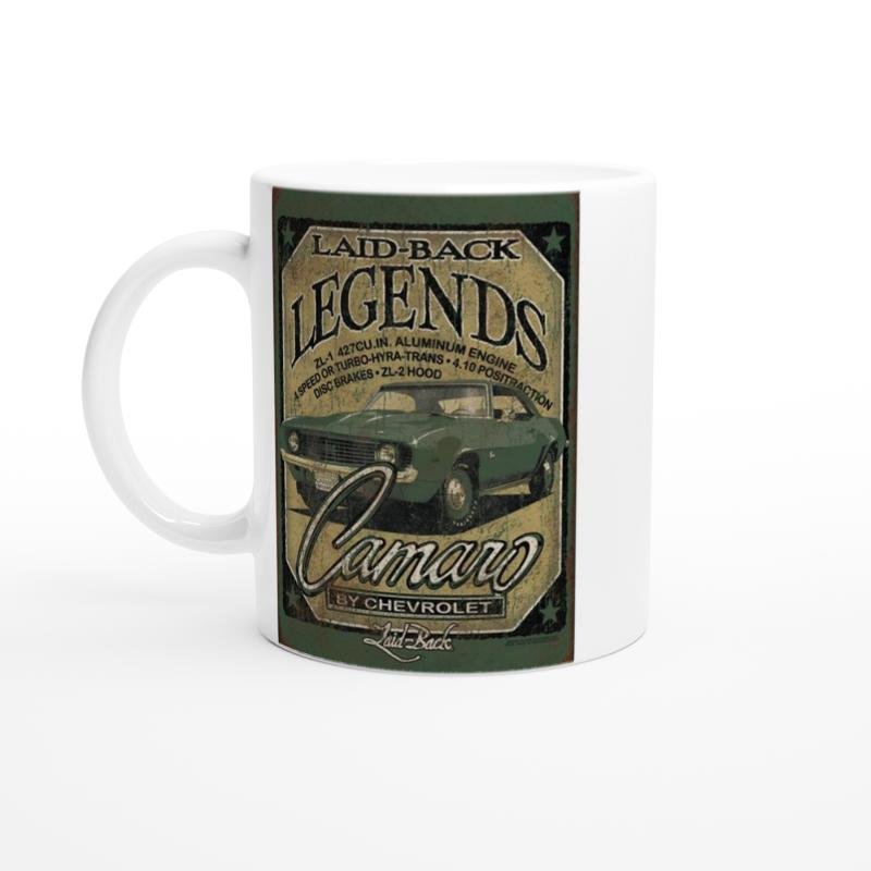 Laid-Back Camaro Efsanesi Temalı Retro Kupa Bardak