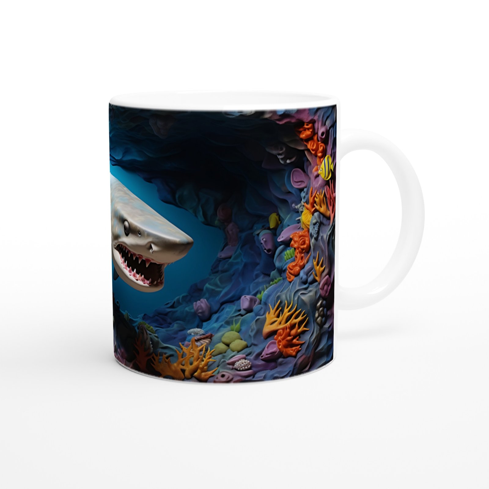 Mercanlar Arasında Yüzen Tehlike Kupa Bardak - 3