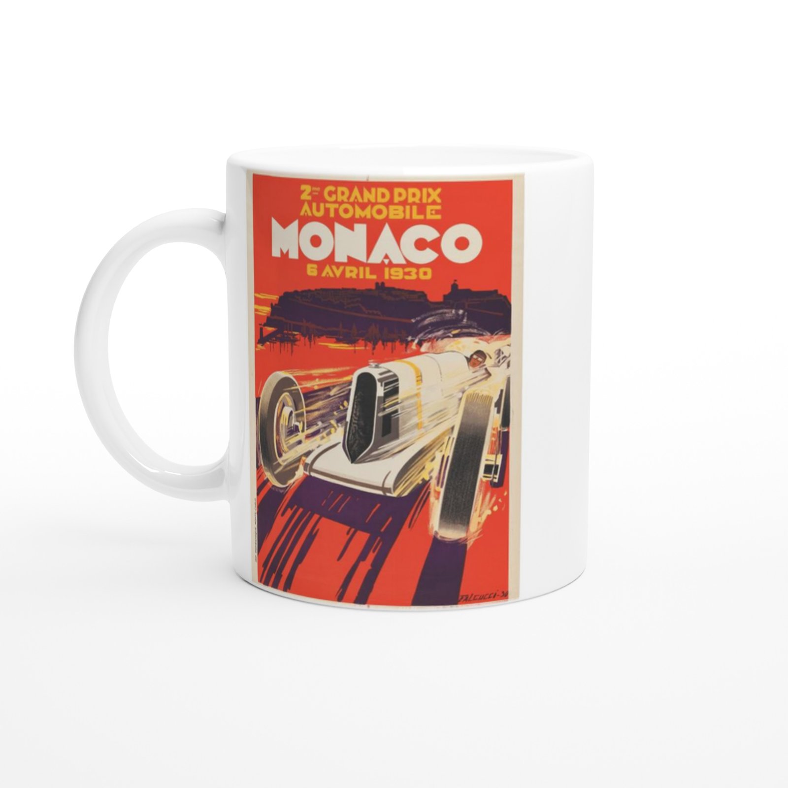 Monaco Grand Prix 1930 Retro Kupa Bardak