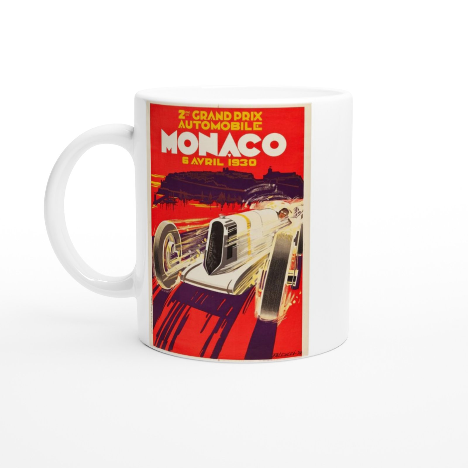 Monaco Grand Prix 1930 Vintage Kupa Bardak