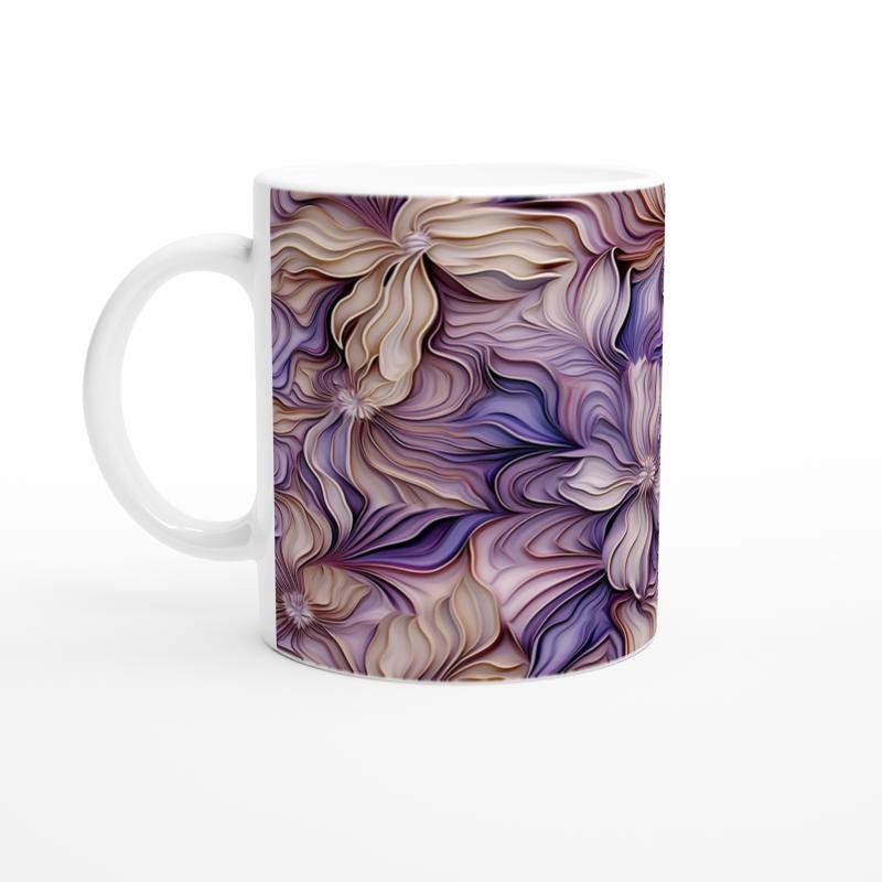 Mor Fısıltılar Kupa Bardak