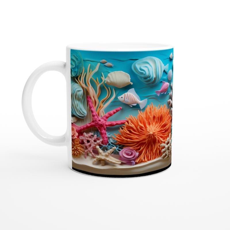 Neon Mercan Bahçesi Kupa Bardak - 2