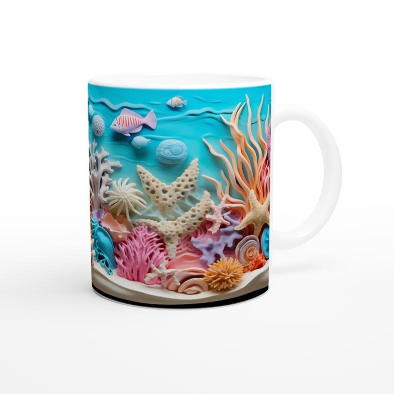 Neon Mercan Bahçesi Kupa Bardak - 3