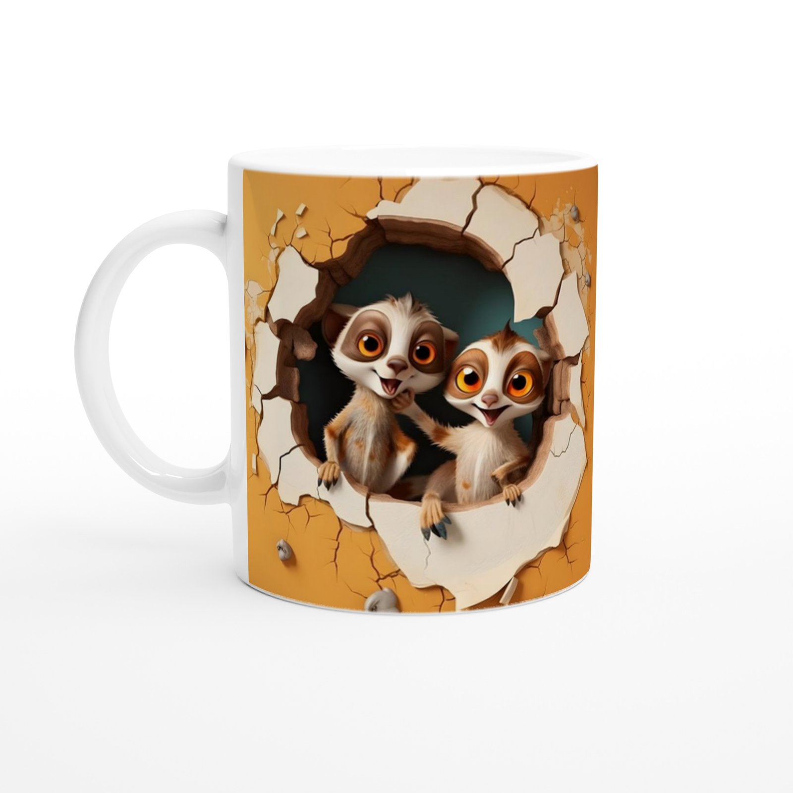 Neşeli Mirketler Baskılı Kupa Bardak