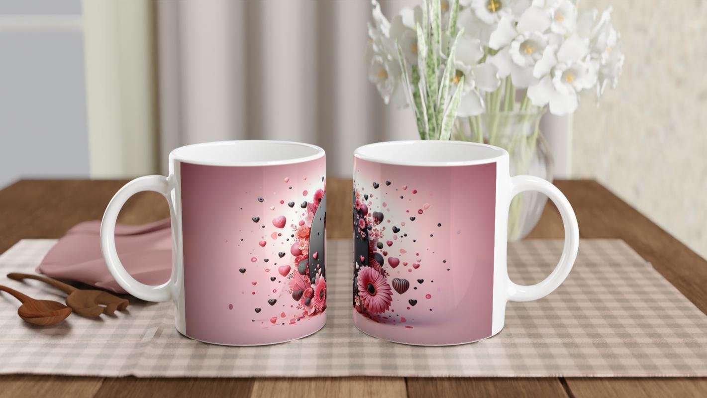 O Harfi Zarif Formlu Harfli Kupa Bardak - 5