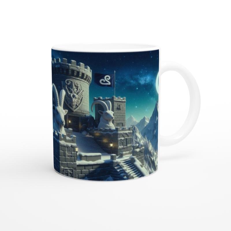 Oğlak Burcu Baskılı Kahve Kupası - Burçlar Krallığı Şatosu Vs3 - 3