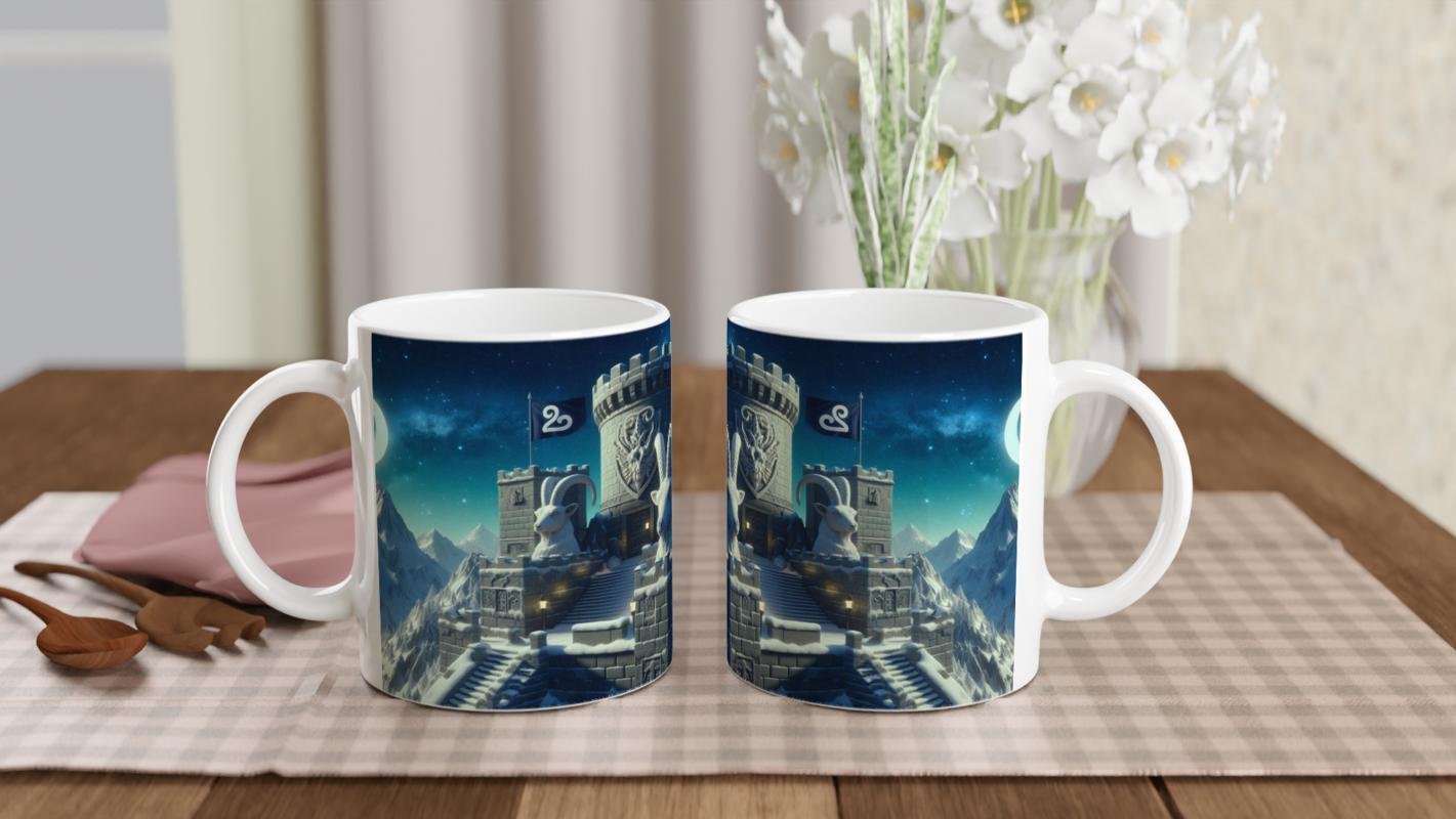 Oğlak Burcu Baskılı Kahve Kupası - Burçlar Krallığı Şatosu Vs3 - 5