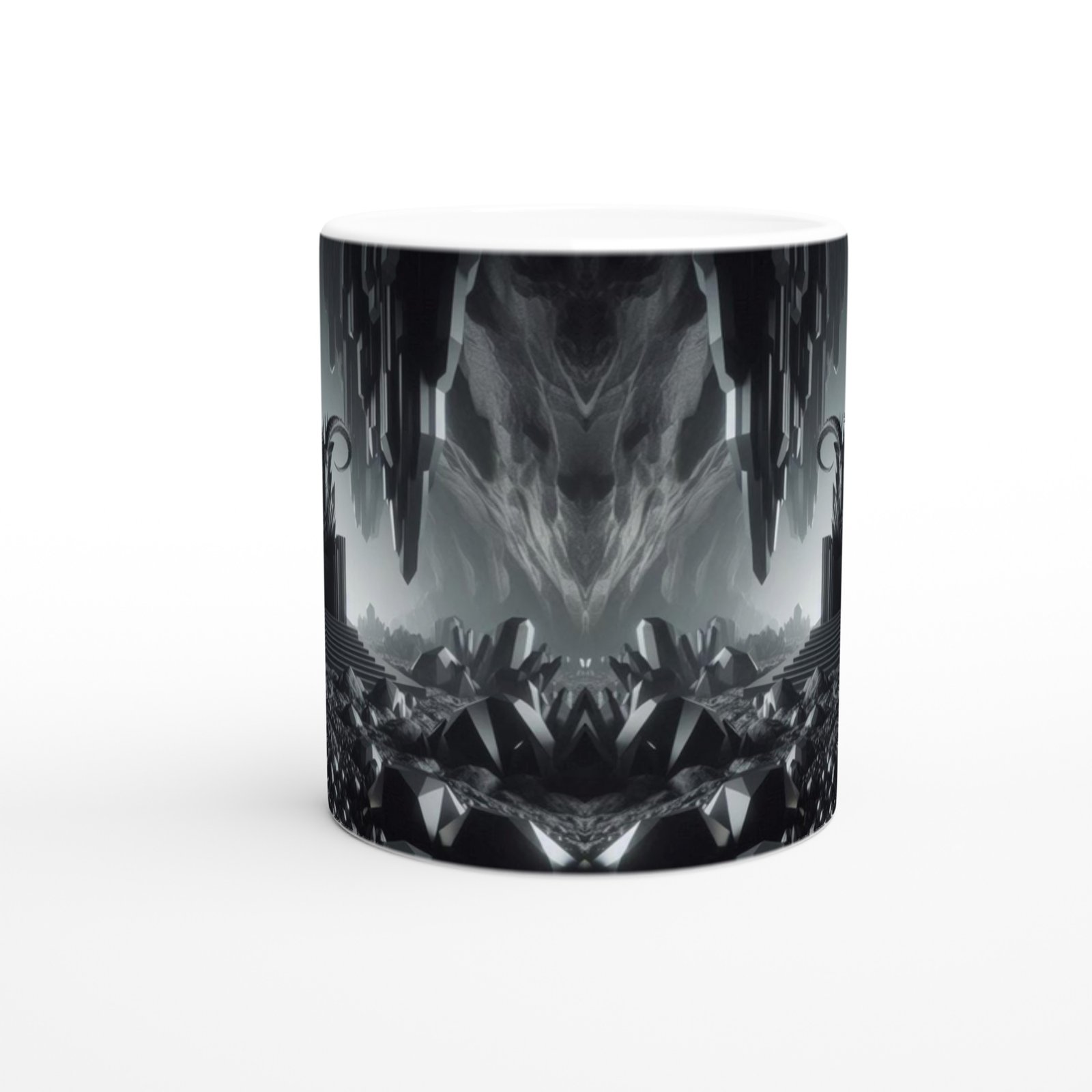 Oğlak Burcu Baskılı Kahve Kupası - Büyülü Kristal Mağarası Temalı Vs3 - 2