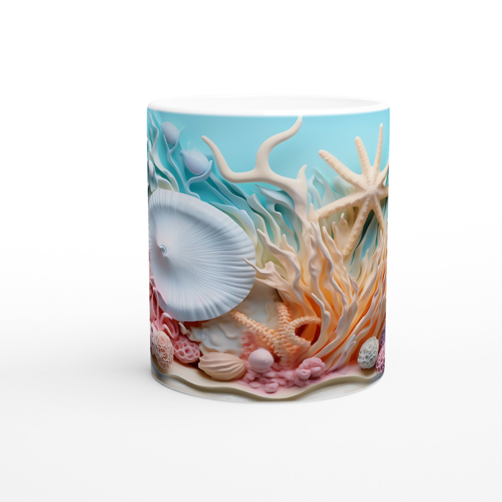 Pastel Dalgaların Sessizliği Kupa Bardak