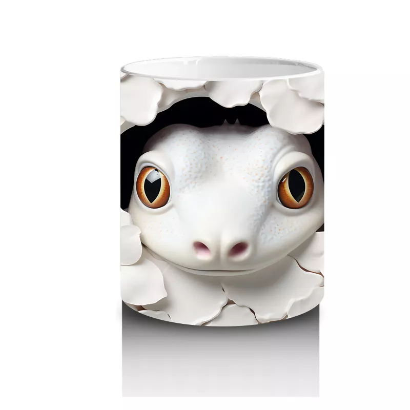 Pastel Renkli Çiçek Dalgaları Arasında Işık Geçidi - Baskılı kahve kupası - 3