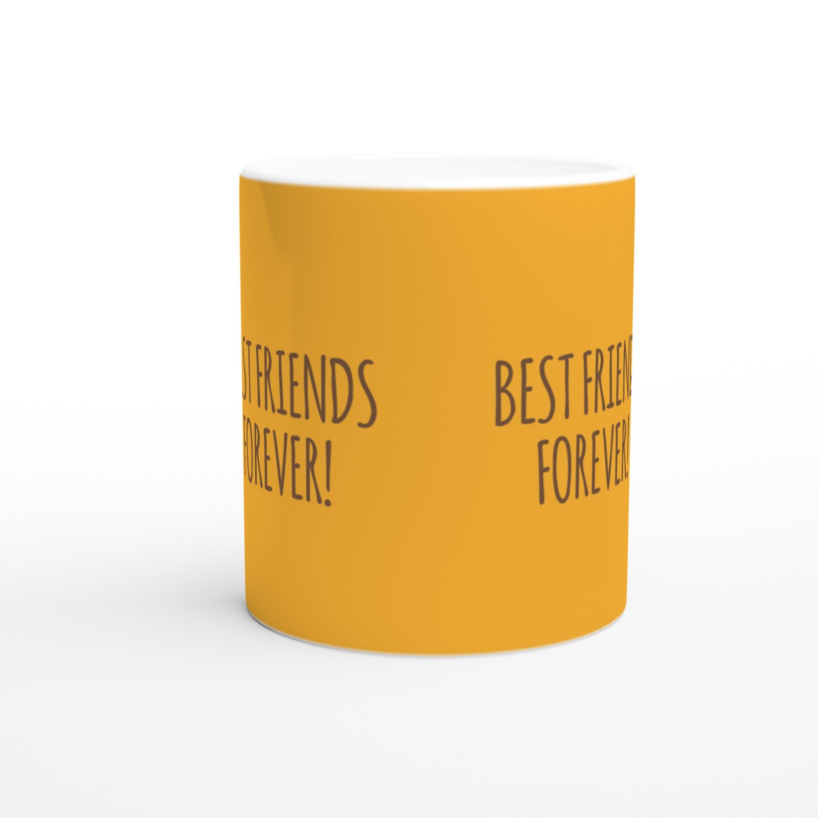 Patili Dostlar ve “Best Friends Forever” Temalı Baskılı Kupa Bardak - 2