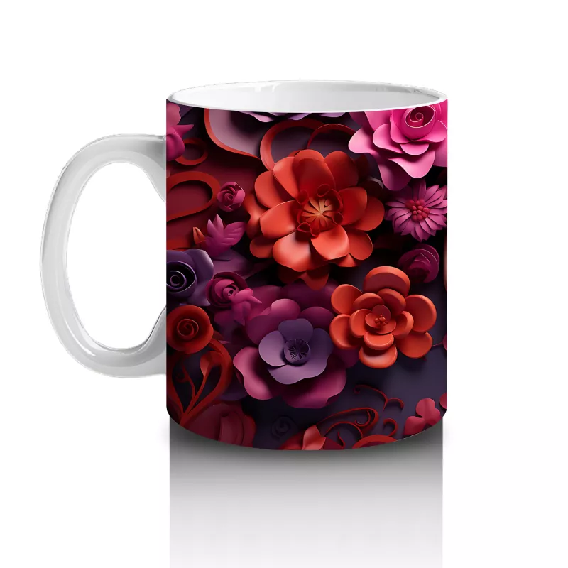 Pembe Karanlıkta Kurukafa Bakışı – Hediyelik Kahve Kupası - 2