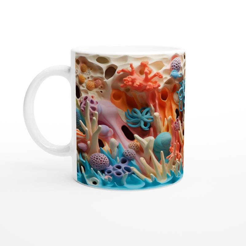 Renk Cümbüşü Mercan Resifi Kupa Bardak - 2