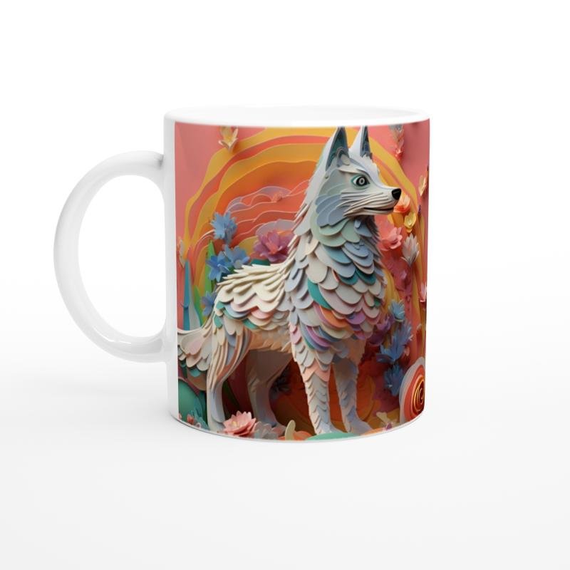 Renkli Rüyaların Kurdu Baskılı Kupa Bardak