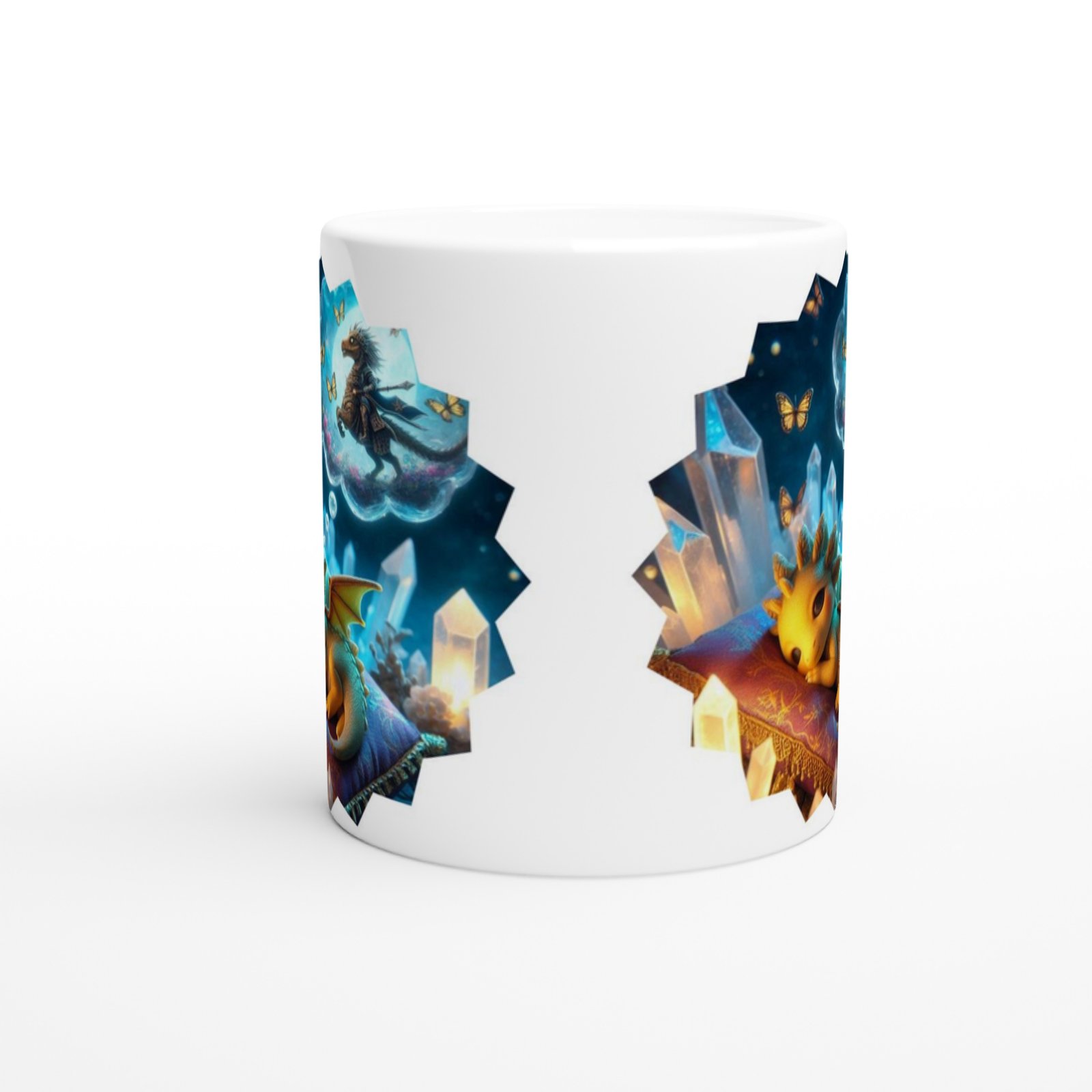 Rüya Savaşçısı Ejderha Temalı Çocuklara Özel Baskılı Kupa Bardak - 2