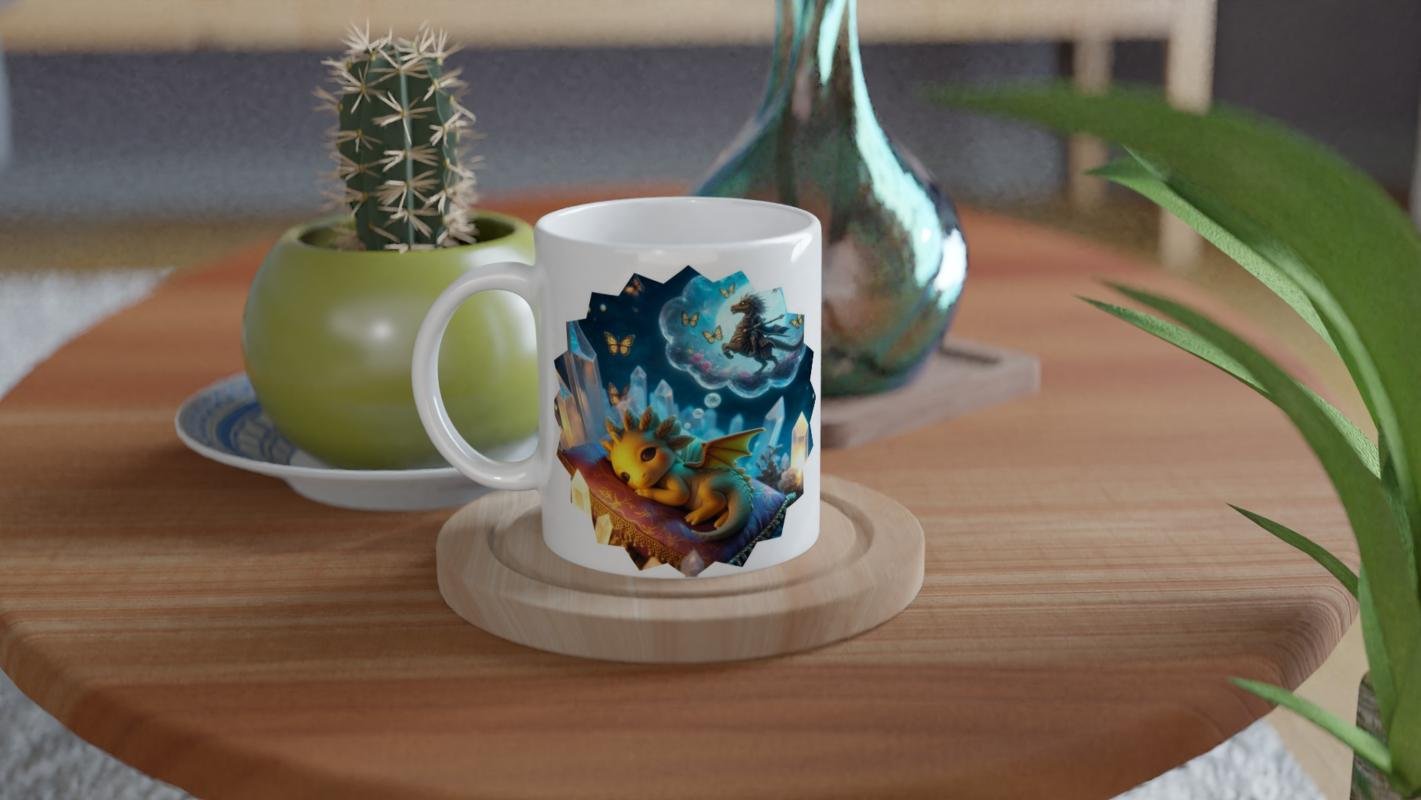 Rüya Savaşçısı Ejderha Temalı Çocuklara Özel Baskılı Kupa Bardak - 4