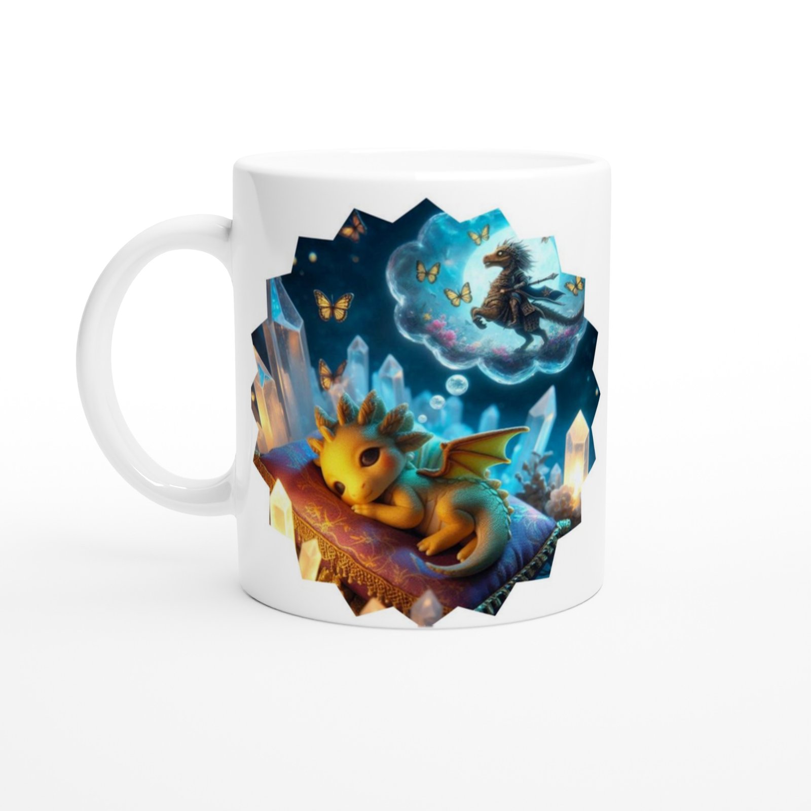 Rüya Savaşçısı Ejderha Temalı Çocuklara Özel Baskılı Kupa Bardak