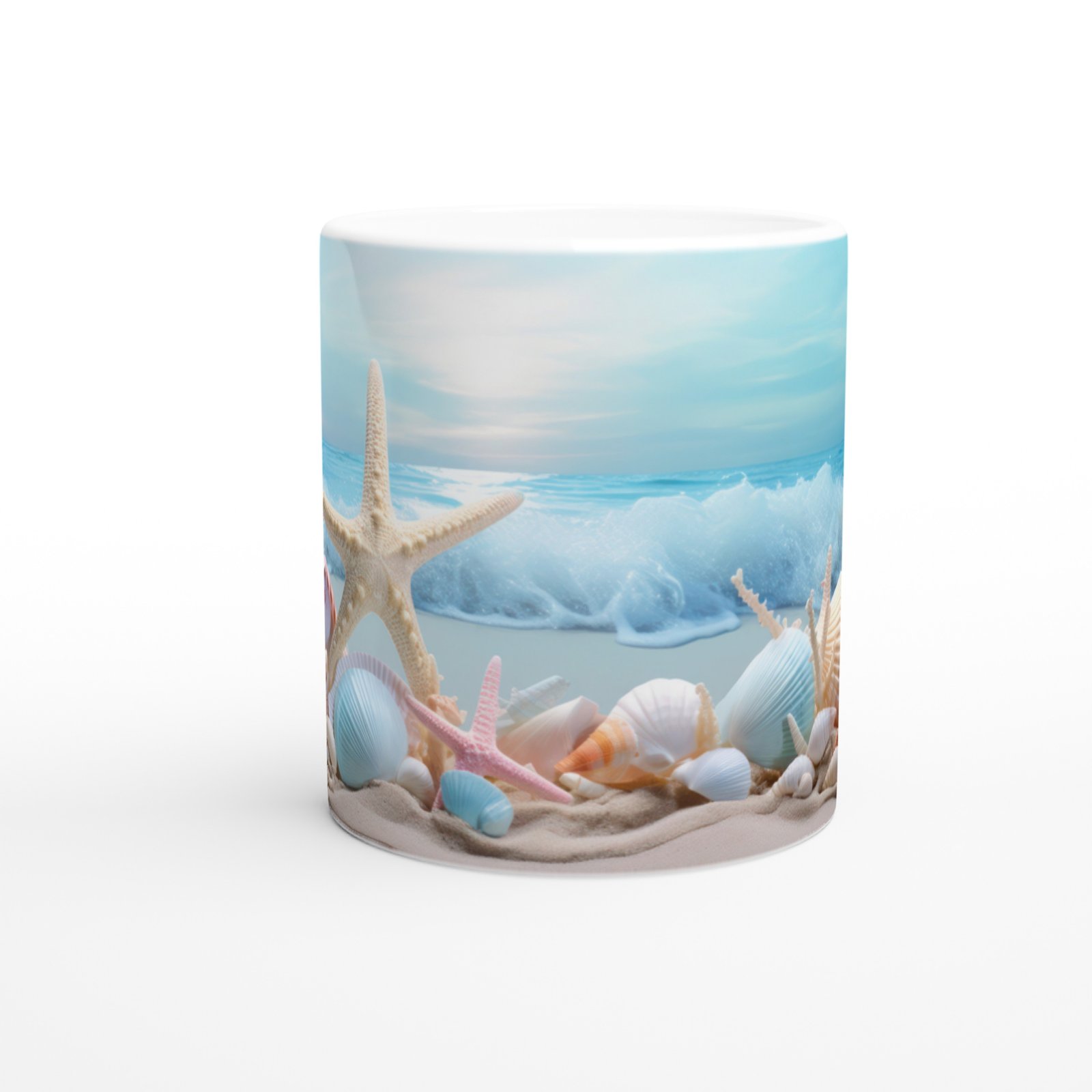 Sahilin Renkli Hazineleri Kupa Bardak