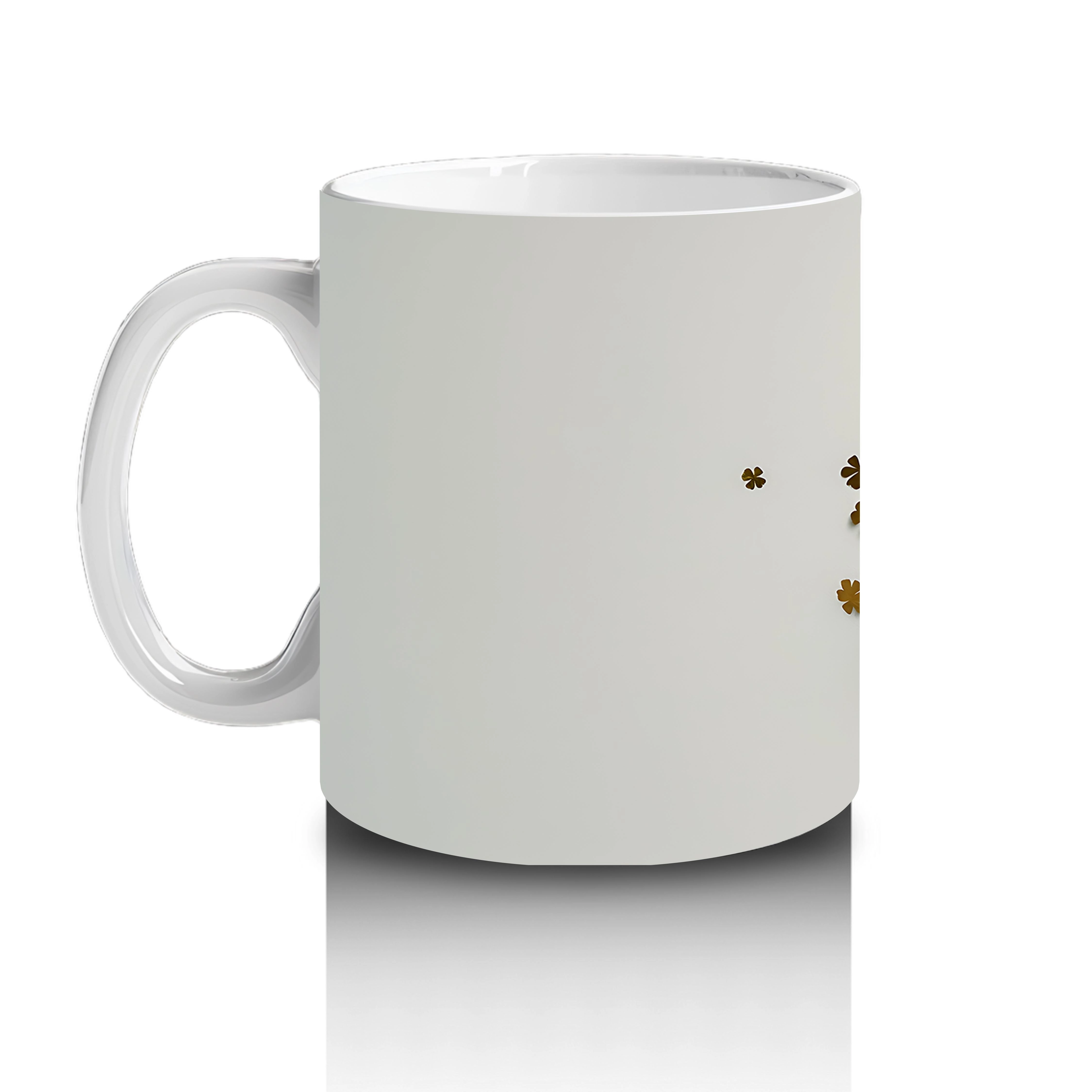 Şans Getiren Şapkalı Corgi Köpek - Baskılı Kahve Kupası - 2