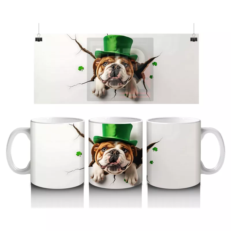 Şans Şapkası Takan Labrador – Baskılı Kahve Kupası