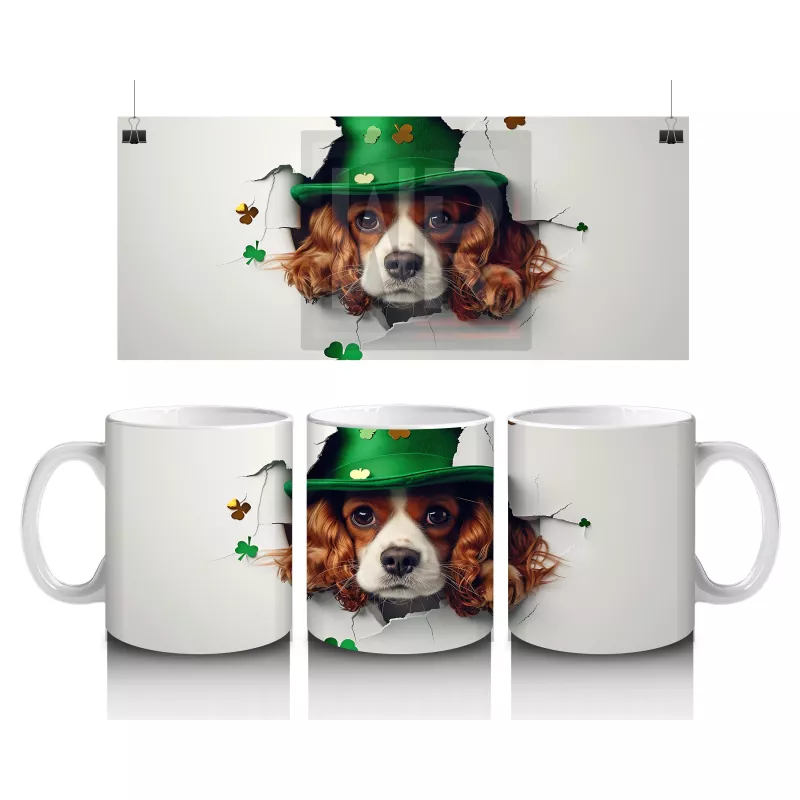 Şapkalı Spaniel Cinsi Köpek – Baskılı Kahve Kupası