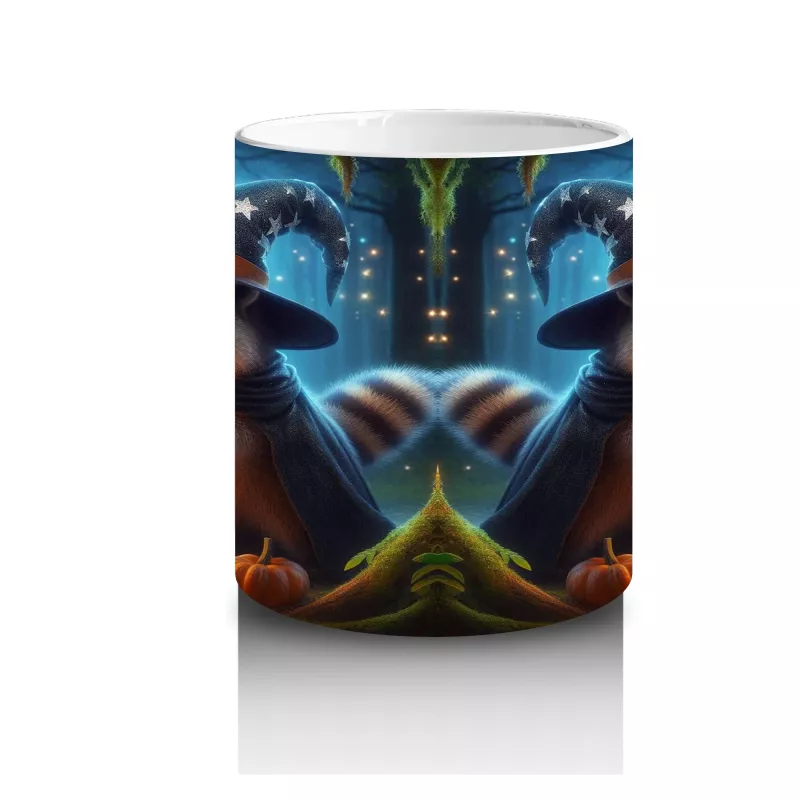 Şeker Temalı Renkli Canavar Figürleriyle Eğlenceli Cadılar Bayramı Baskılı Kupa - 3