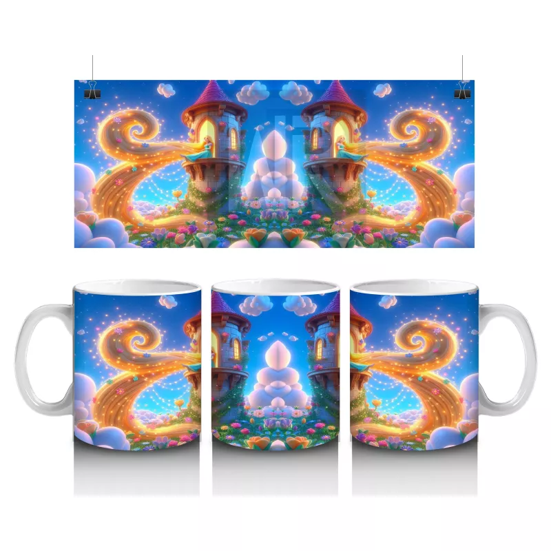 Sevimli Ejderha Figürlü Çocuklara Özel Renkli Cadılar Bayramı Baskılı Kupa