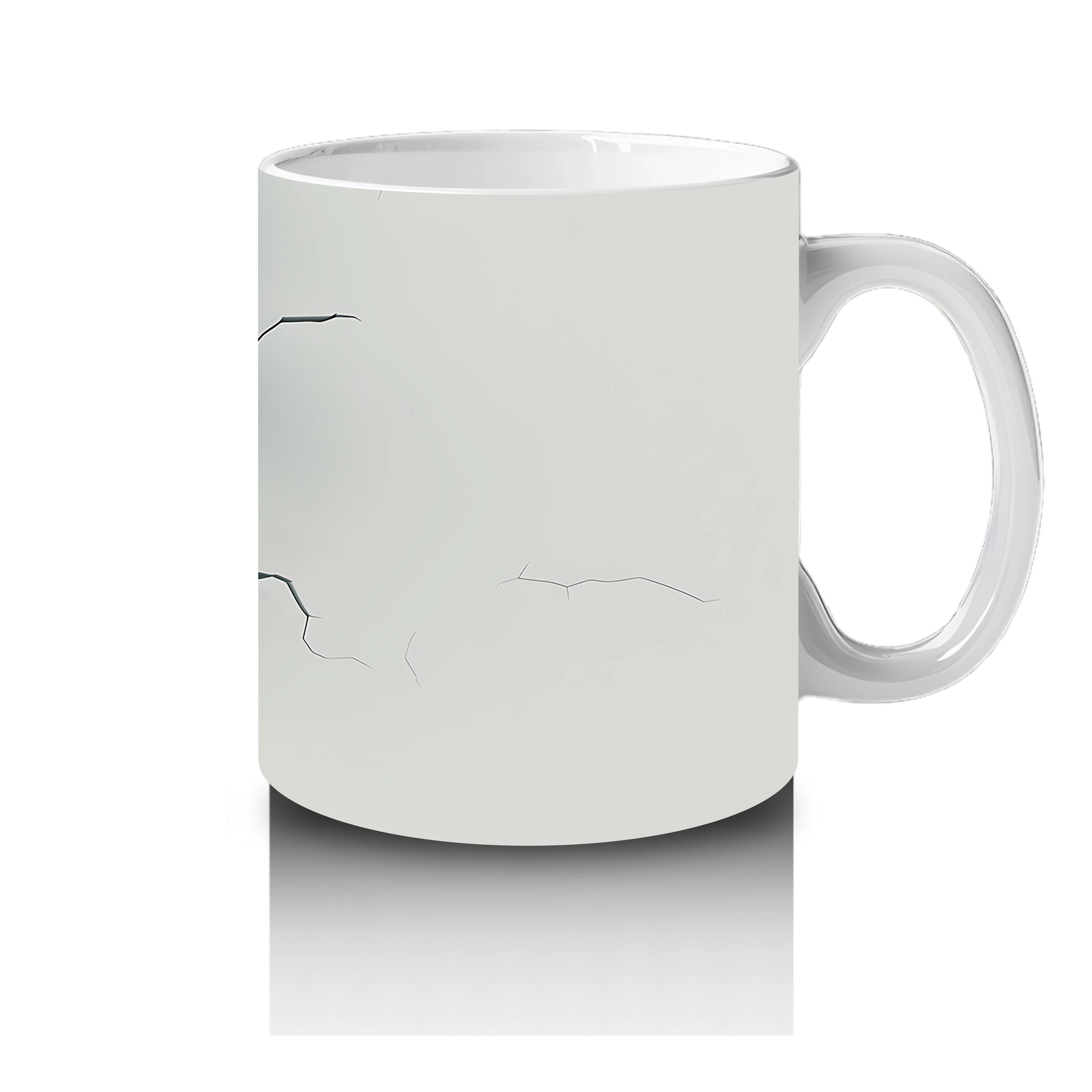 St. Patrick Şapkalı Çatlak Duvardan Bakan Dachshund – Baskılı Kahve Kupası - 4