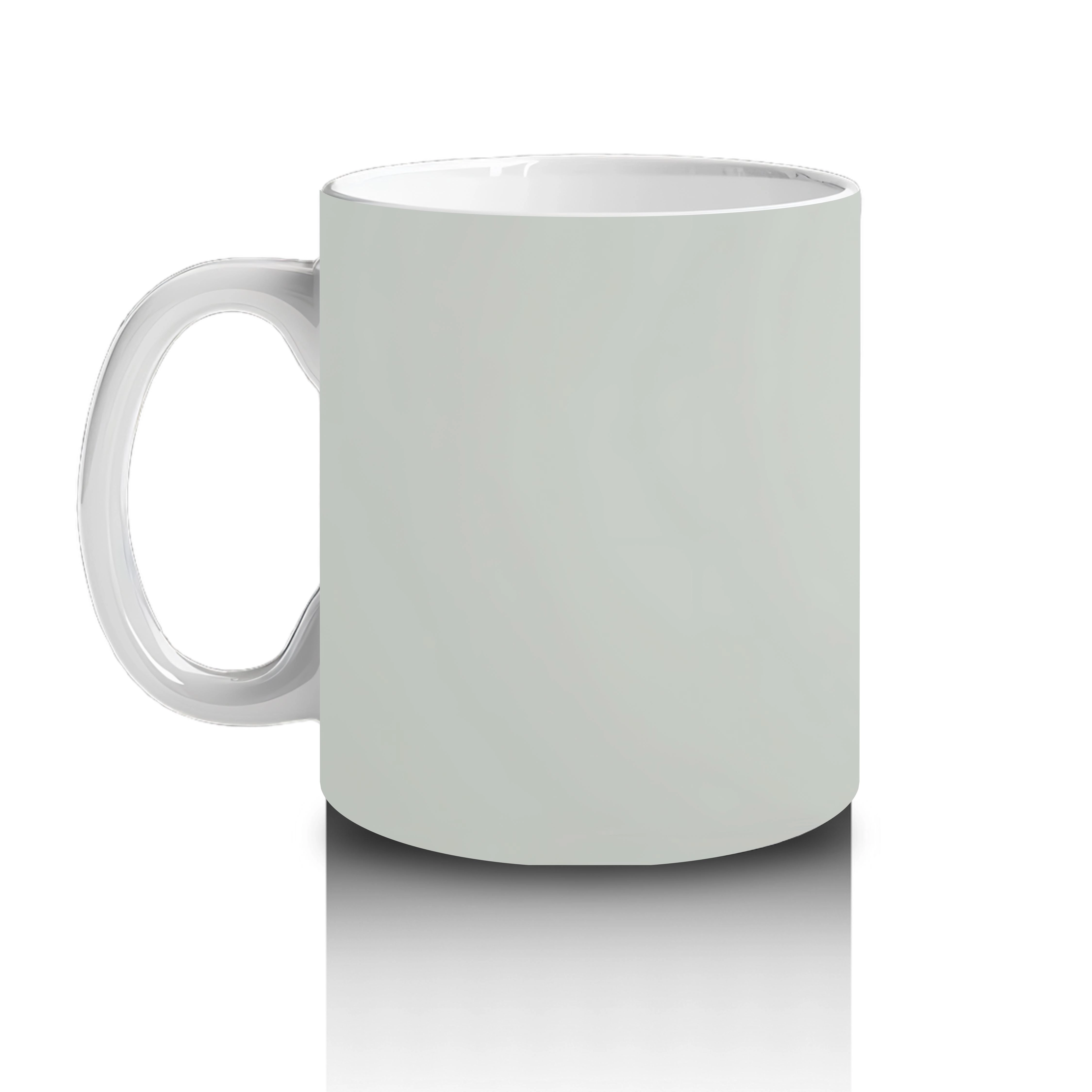 St. Patrick Şapkalı Siyah Beyaz Yavru Köpek – Baskılı Kahve Kupası - 2