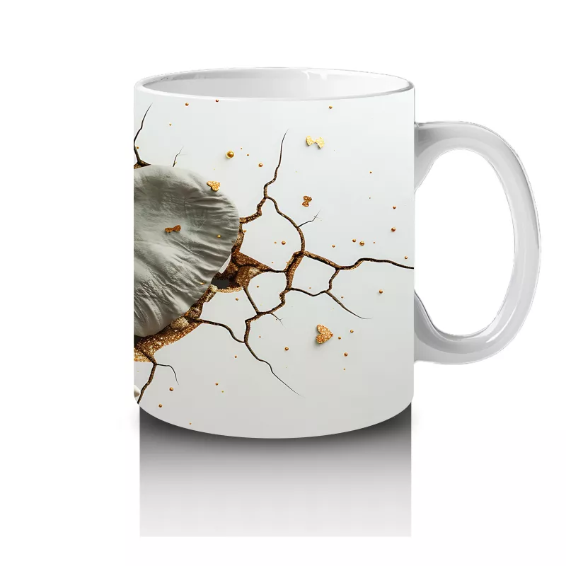 St. Patrick Şapkasıyla Fil Figürü – Baskılı Kahve Kupası - 4