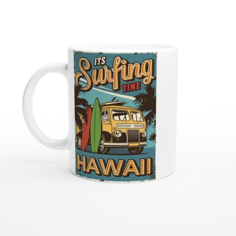 Surfing Zamanı Hawaii Kupa Bardak