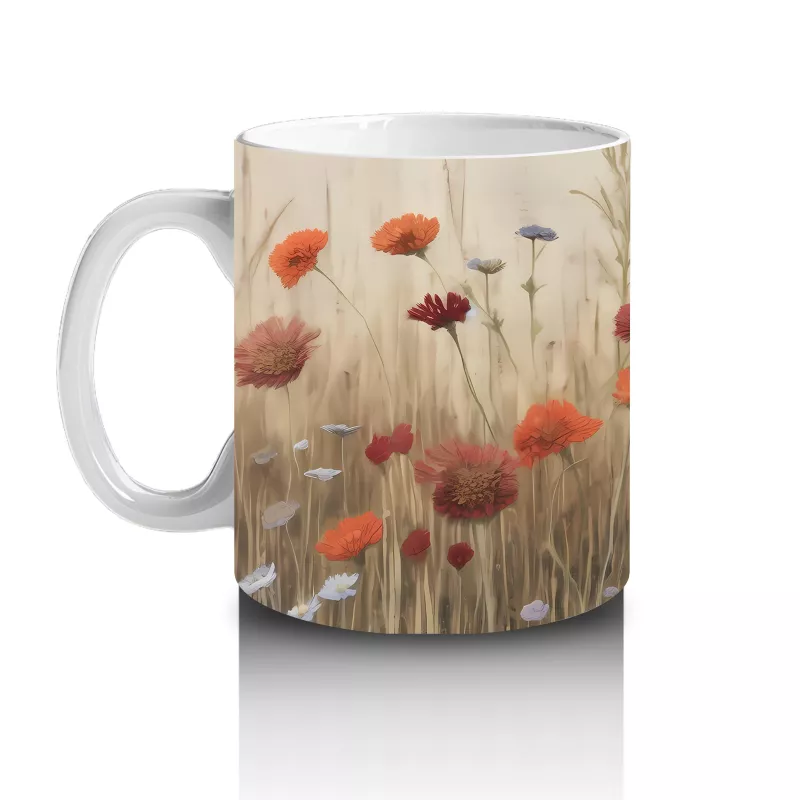 Tatlı Oyuncaklar ve Kitap Okuyan Köpek – Baskılı Kahve Kupası - 2