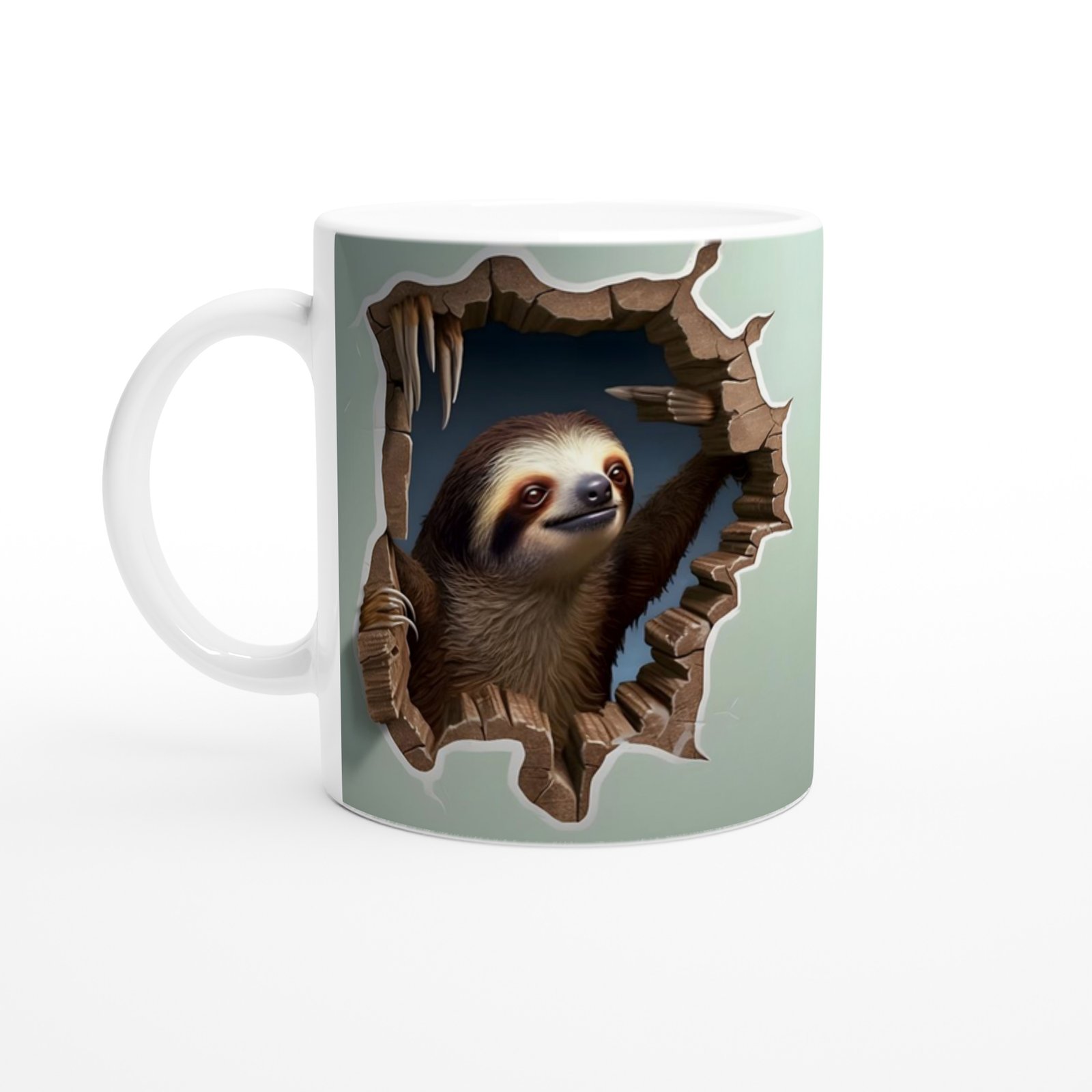 Tembel Hayvan Baskılı Kupa Bardak