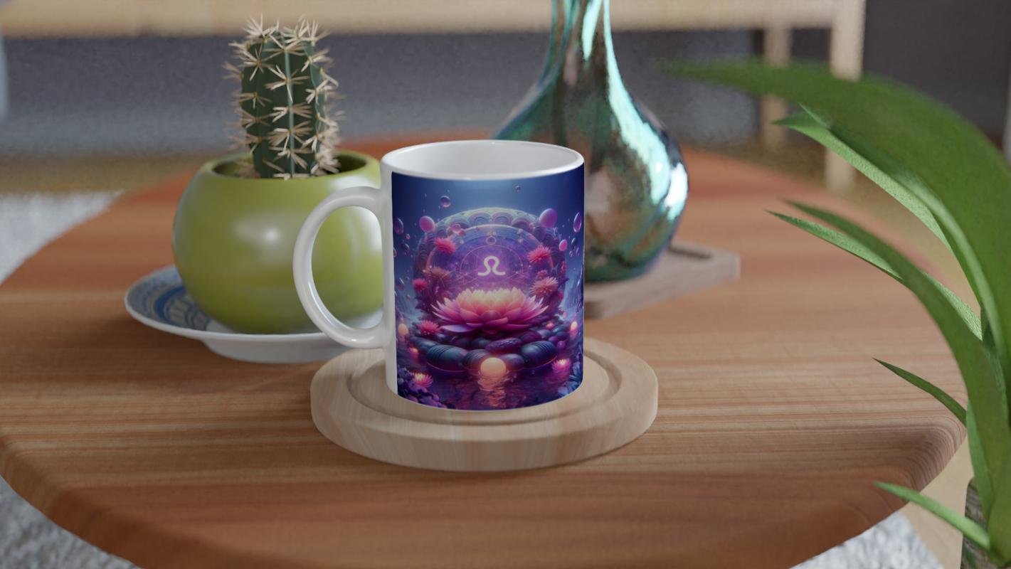 Terazi Burcu Baskılı Kahve Kupası - Astral Denizaltı Dünyası Vs3 - 4