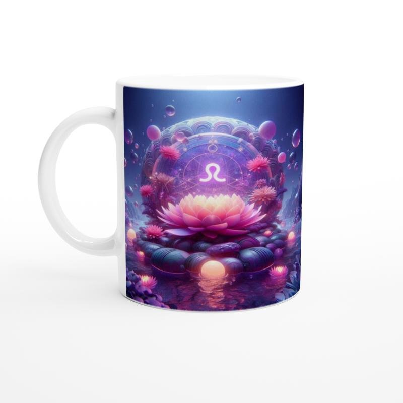 Terazi Burcu Baskılı Kahve Kupası - Astral Denizaltı Dünyası Vs3