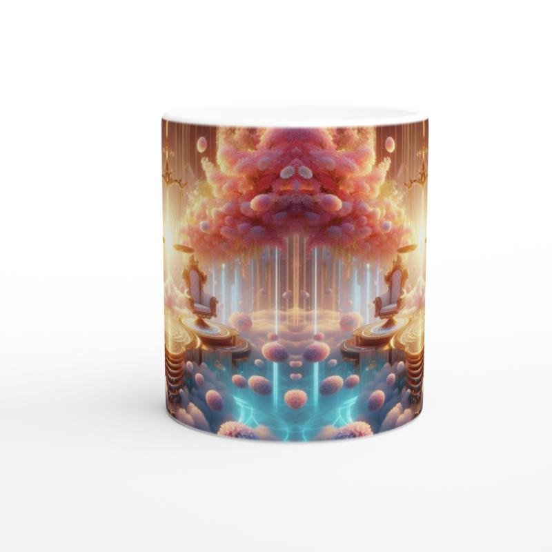 Terazi Burcu Baskılı Kahve Kupası - Elementsel Doğa Krallığı Temalı Vs1 - 2