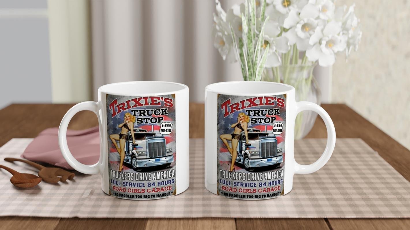 Trixie’s Kamyoncu Dinlenme Tesisi Temalı Kupa - 5