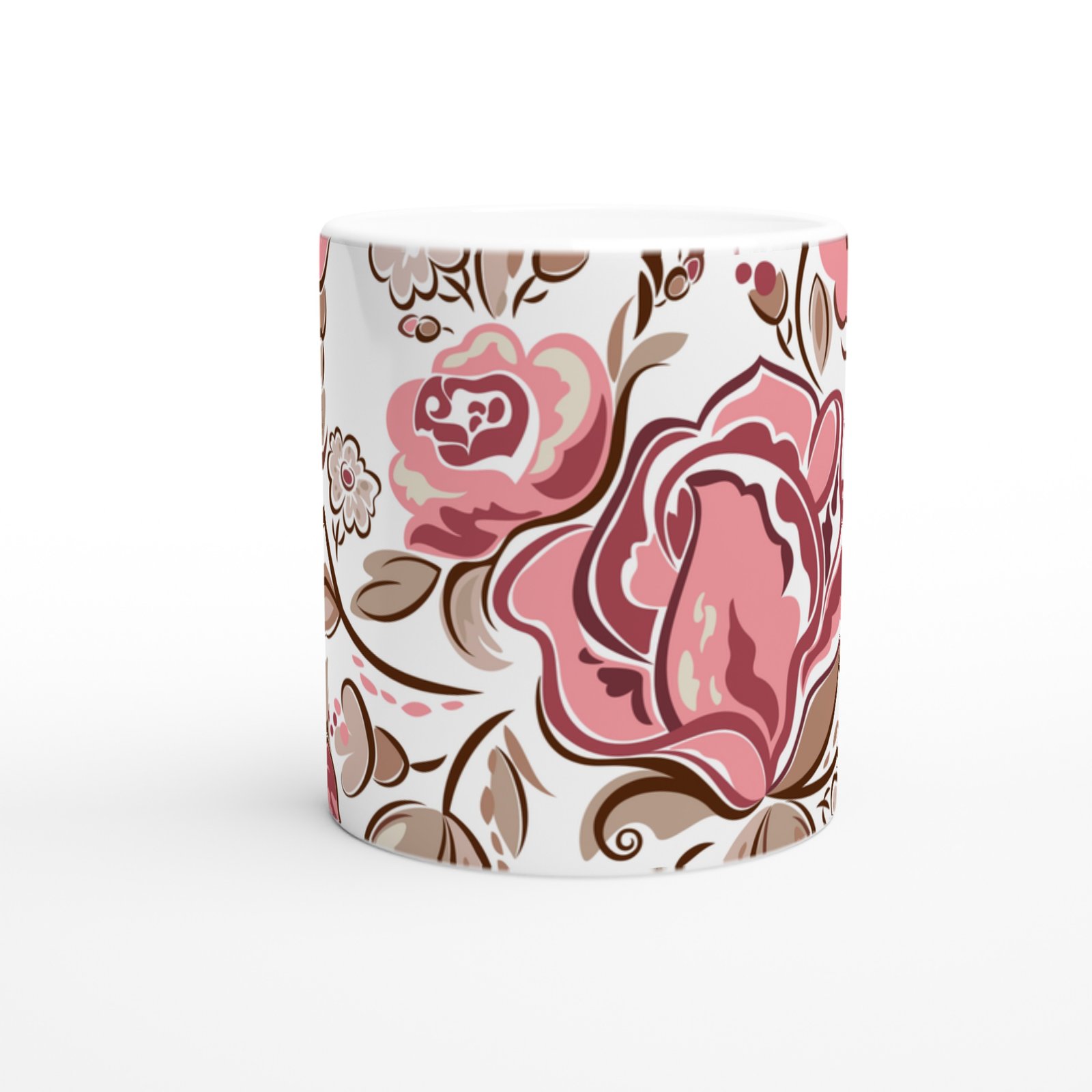 Vintage Gül Bahçesi Kupa Bardak - 2