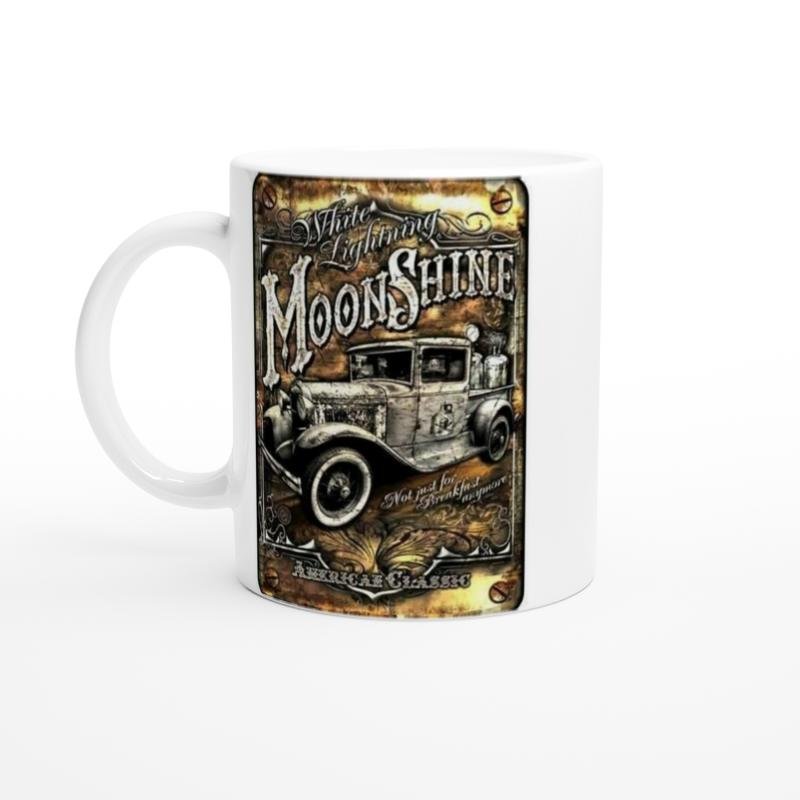 White Lightning Moonshine Kupa Bardak