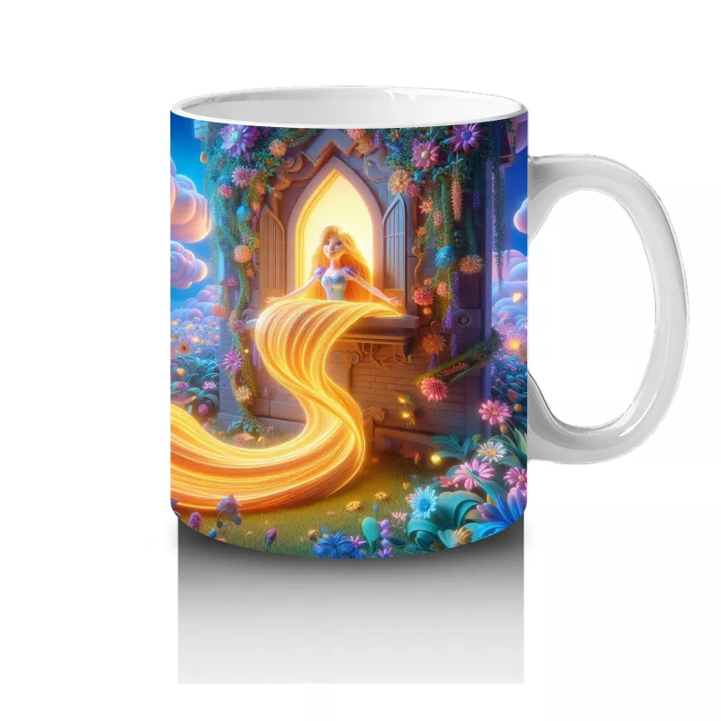 Yanan Mumlar Arasında Dikenli Kafatası Figürüyle Korku Temalı Cadılar Bayramı Baskılı Kupa Bardak - 4