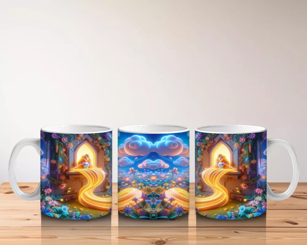 Yanan Mumlar Arasında Dikenli Kafatası Figürüyle Korku Temalı Cadılar Bayramı Baskılı Kupa Bardak - 5