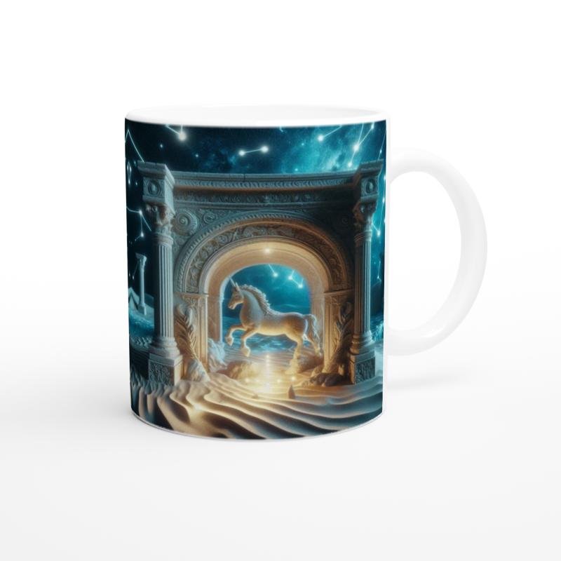 Yay Burcu Baskılı Kahve Kupası - Astral Denizaltı Dünyası Vs2 - 3