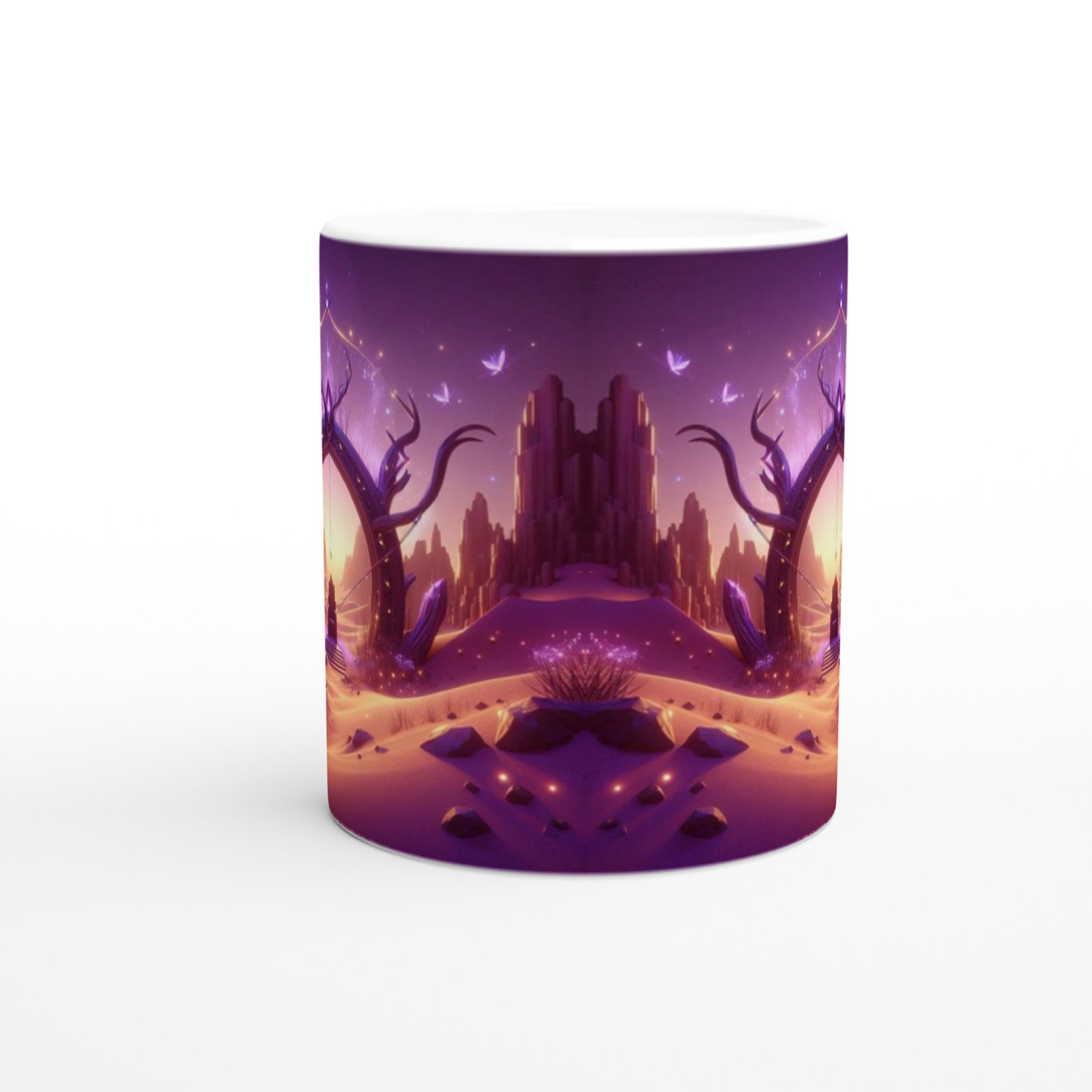 Yay Burcu Baskılı Kahve Kupası - Elementsel Doğa Krallığı Temalı Vs2 - 2