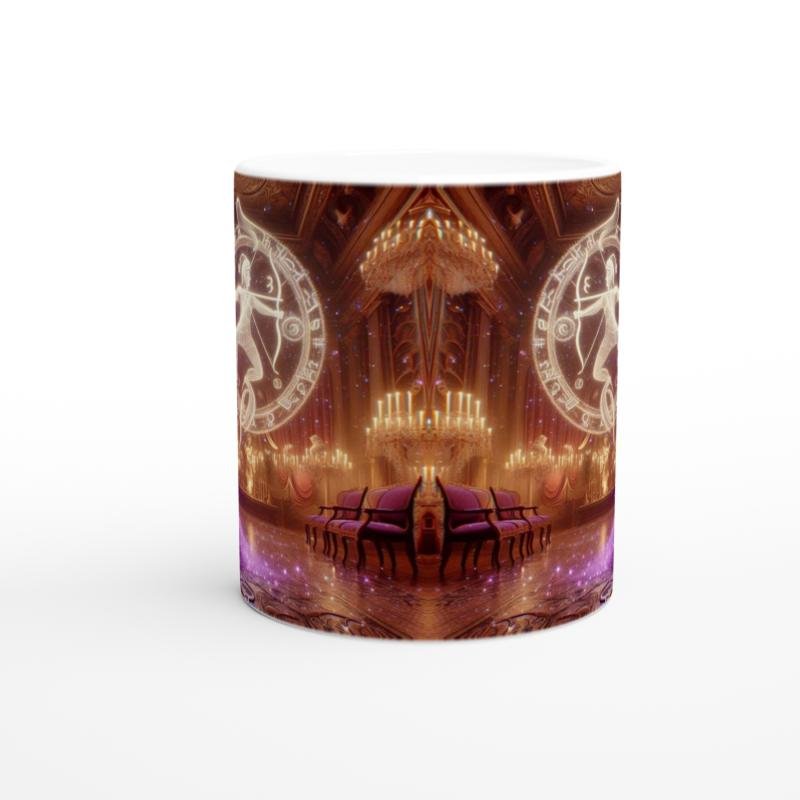 Yay Burcu Baskılı Kahve Kupası - Zodyak Maskeli Balo Vs1 - 2