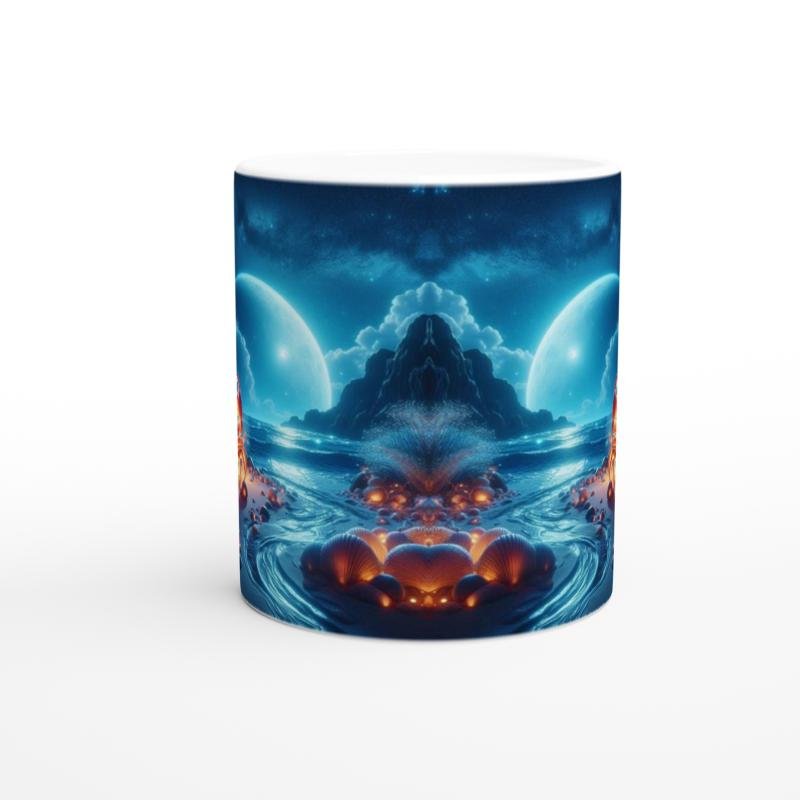 Yengeç Burcu Baskılı Kahve Kupası - Elementsel Doğa Krallığı Temalı Vs4 - 2