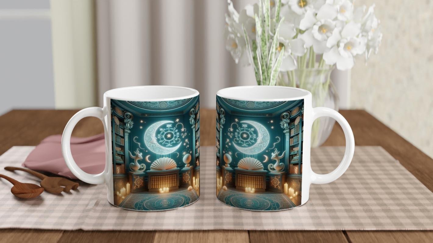 Yengeç Burcu Baskılı Kahve Kupası - Zodyak Kütüpanesi Vs1 - 5