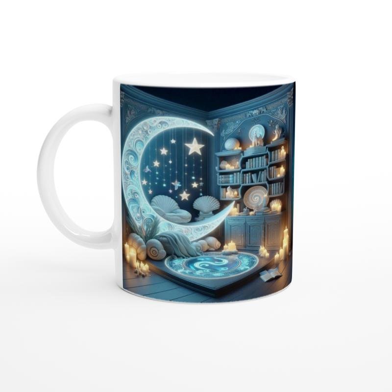 Yengeç Burcu Baskılı Kahve Kupası - Zodyak Kütüpanesi Vs2