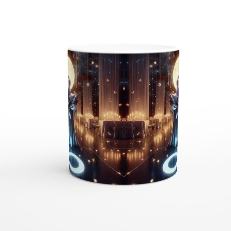 Yengeç Burcu Baskılı Kahve Kupası - Zodyak Maskeli Balo Vs3 - 2