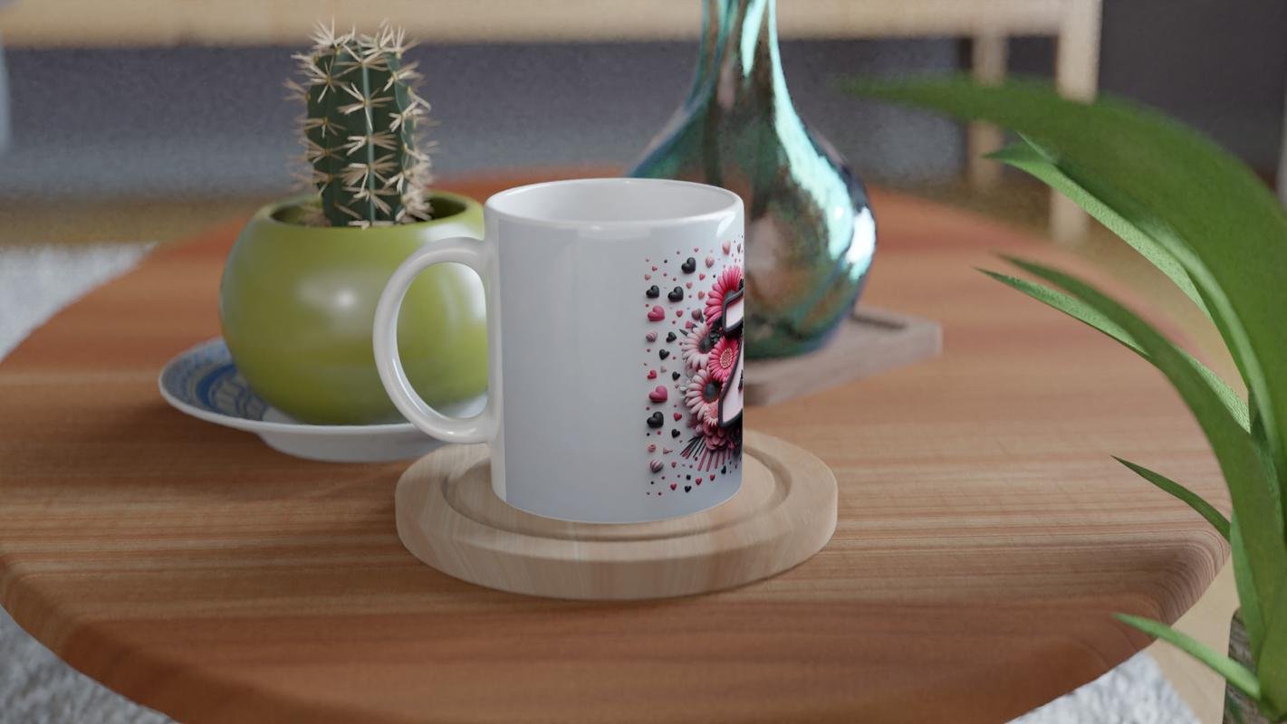 Z Harfi Dekoratif Kupa Bardak - 4