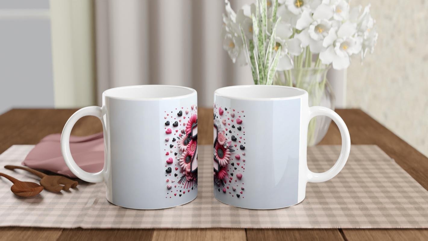 Z Harfi Dekoratif Kupa Bardak - 5